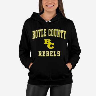 Boyle County High School Rebels C1 Women Hoodie | Crazezy