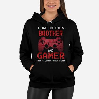 Funny Gamer Vintage Video Games Gift For Boys Brother Son Women Hoodie | Crazezy UK