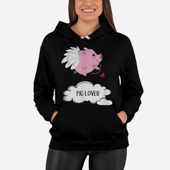 Funny Pig Lover Gift For Any Girl Who Loves Pigs Women Hoodie | Crazezy AU