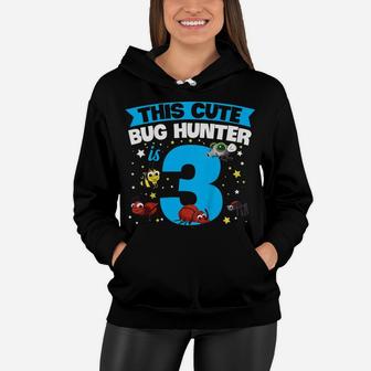 Kids Insect Collector Design For Your 3 Year Old Bug Hunter Son Women Hoodie | Crazezy UK