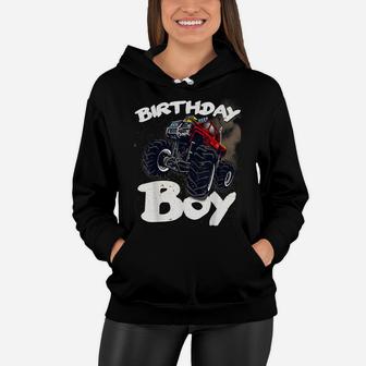 Monster Truck T Shirt Funny Birthday Boy Gift Women Hoodie | Crazezy UK