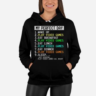 Perfect Day Gamer Gifts For Teen Boys - Video Games Men Women Hoodie | Crazezy