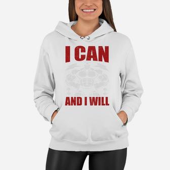 Back To The Gym I Can And I Will I Am Fitness Women Hoodie | Crazezy DE