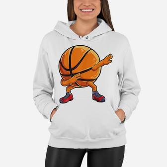 Dabbing Basketball Ball T Shirt Kids Boys Dab Dance Gifts Women Hoodie | Crazezy