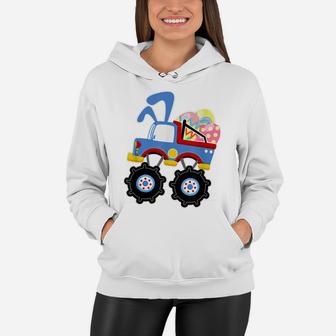 Funny Monster Truck Easter Shirts Kids Boys Toddler Women Hoodie | Crazezy UK