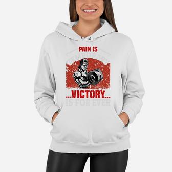 Gymnastic Pain Is Temporary Victory Is Forever Women Hoodie | Crazezy UK