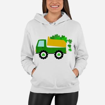 Kids Kids St Patricks Day Shirts, Irish Shamrock Boys Truck Women Hoodie | Crazezy