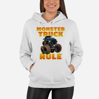 Kids Monster Truck Birthday Boy - Monster Truck Rule JAM T-Shirt Women Hoodie | Crazezy AU