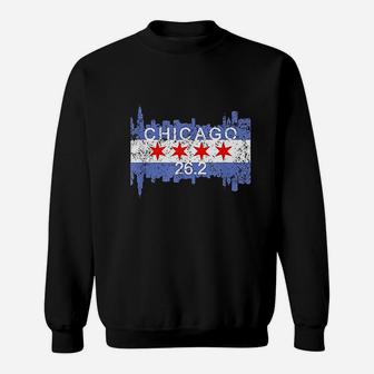26 Mile Marathon Runner Chicago Running Gift Sweatshirt | Crazezy CA