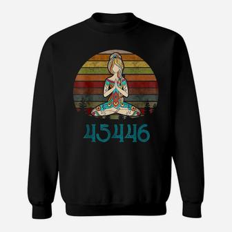 45446 Beige Af 45 Against 45 Yoga Namaste Sweatshirt | Crazezy CA