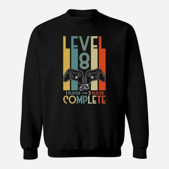 8Th Anniversary Gifts For Him Her Level 8 Complete Wedding Sweatshirt | Crazezy UK