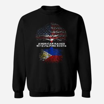 American Raised With Filipino Roots Philippines Sweatshirt | Crazezy DE