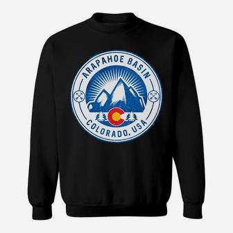 Arapahoe Basin Colorado Flag Rocky Mountain Home Sweatshirt | Crazezy