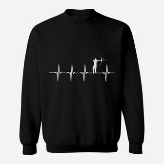 Archery Heartbeat For Archers & Bow Hunting Lovers Sweatshirt | Crazezy