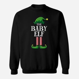 Baby Elf Matching Family Group Christmas Party Pajama Sweatshirt | Crazezy DE