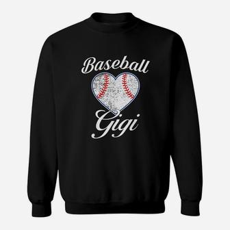 Baseball Gigi Funny Mother Day Gifts Mom Sweatshirt | Crazezy AU
