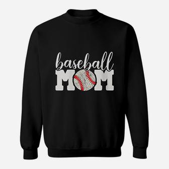 Baseball Mom Gift Cheering Mother Of Boys Sweatshirt | Crazezy CA