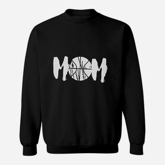 Basketball Mom Sport Mom Graphic Off Shoulder Tops Sweatshirt | Crazezy