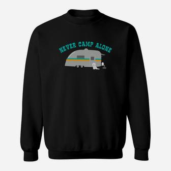 Bichon Frise Shirt Dog Rv Funny Camping Travel Trailer Sweatshirt | Crazezy CA