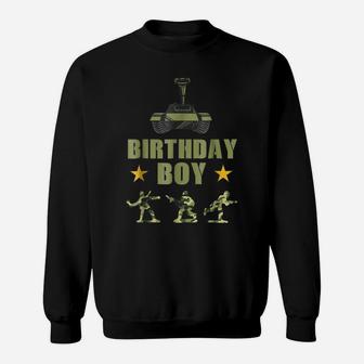 Birthday Army Party Army Decorations Boys Birthday Party Tee Sweatshirt | Crazezy DE