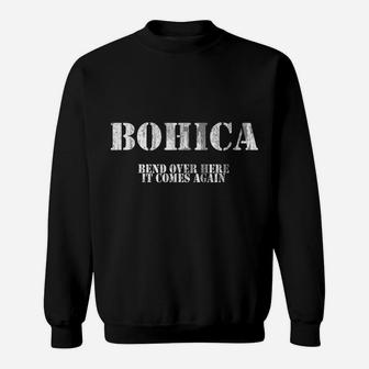 Bohica Definition Tshirt - Funny Military Saying Distressed Sweatshirt | Crazezy AU