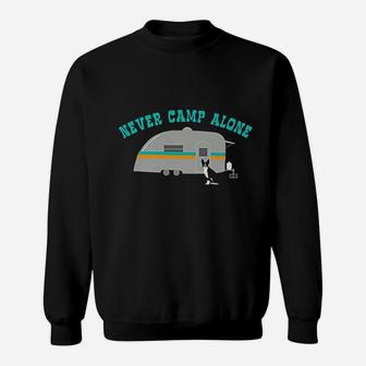 Boston Terrier Gifts Dog Rv Funny Camping Travel Sweatshirt | Crazezy