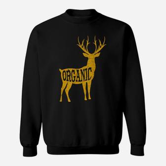 Bow Hunting Gear Vintage Organic Deer Outdoors Archery Gift Sweatshirt | Crazezy AU