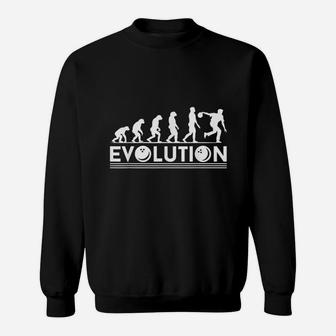 Bowling Evolution Funny Bowler Biology Sports Science Sweatshirt | Crazezy AU