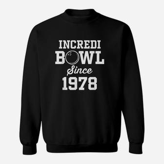 Bowling Gift For Bowler 1978 Birthday Sweatshirt | Crazezy