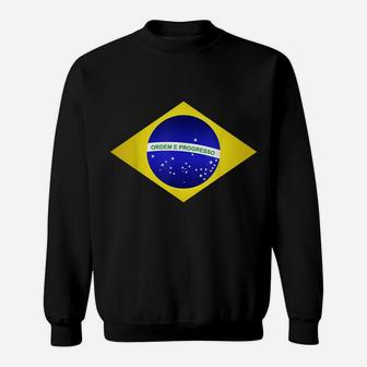 Brazil Shirt Brazilian Tshirt Soccer Football Brazilian Flag Sweatshirt | Crazezy