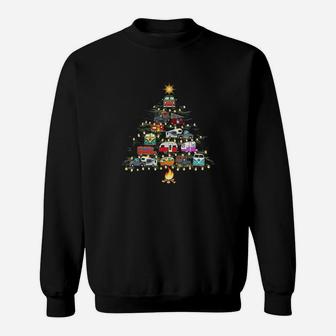 Camper Christmas Vehicles Camping Rving Trailers Gift Sweatshirt | Crazezy