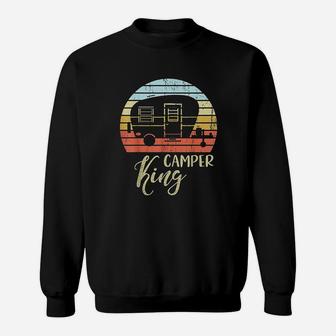 Camper King Classy Sassy Smart Assy Matching Couple Camping Sweatshirt | Crazezy