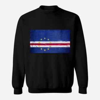 Cape Verdian Cape Verde Flag Sweatshirt Sweatshirt | Crazezy CA