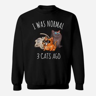 Cat Shirts Women Funny Cat Mom Dad Crazy Cat Lady Gift Shirt Sweatshirt | Crazezy CA