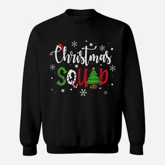 Christmas Squad Funny Family Matching Pajamas Boys Girls Sweatshirt | Crazezy
