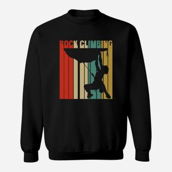 Classic Vintage Retro Rock Climbing Funny Tshirt Best Gift Sweatshirt | Crazezy