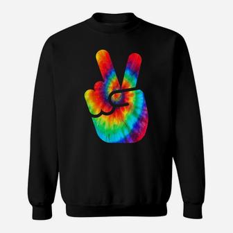 Cool Peace Hand Tie Dye For Boys And Girls Sweatshirt | Crazezy