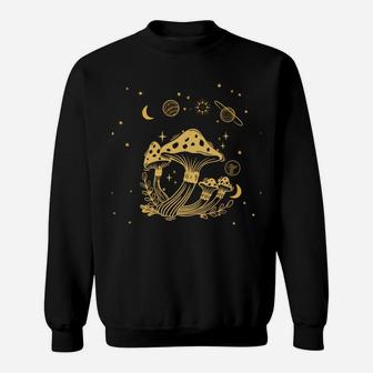 Cottagecore Mushroom Dark Academia Goblincore Aesthetic Sweatshirt | Crazezy