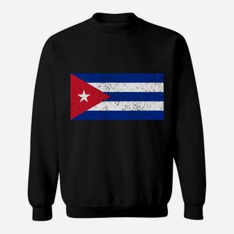 Cuba Est 1898 Cuban Flag Pride Vintage Cuba Sweatshirt Sweatshirt | Crazezy