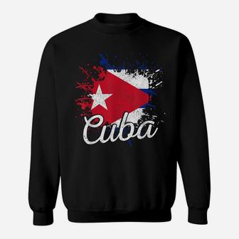 Cuba Patriotic Cuban Pride Flag Patriotic Cuba Sweatshirt | Crazezy
