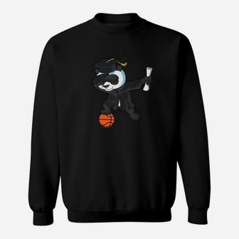 Dabbing Panda Bear Basketball Graduation Class 2019 Sweatshirt | Crazezy