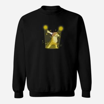 Dancing Dog Beagle Lover Dabbing Meme Funny Sweatshirt | Crazezy CA