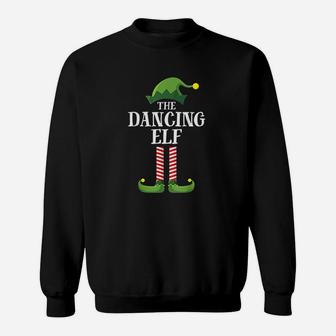 Dancing Elf Matching Family Group Christmas Party Sweatshirt | Crazezy