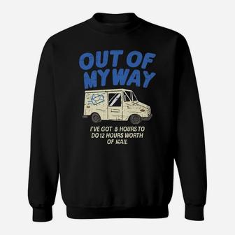 Delivery Driver Clothing Joke Gifts Delivery Truck Design Sweatshirt | Crazezy AU
