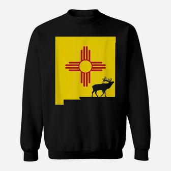 Elk Hunting New Mexico Design Gift For Bow Hunters Sweatshirt | Crazezy AU