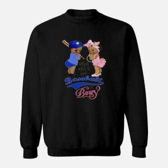 Ethnic Baseball Or Bows Gender Reveal Party T-shirt Sweatshirt | Crazezy