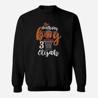 Family Personalized Birthday Basketball Birthday Sweatshirt | Crazezy CA