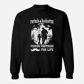 Father And Daughter Fishing Partners For Life Sweatshirt | Crazezy UK