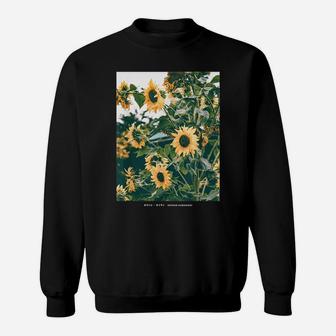 Floral Sunflower Streetwear Aesthetic Fashion Graphic Tee Sweatshirt | Crazezy