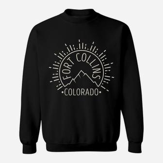 Fort Collins Colorado Souvenir Sweatshirt Sweatshirt | Crazezy